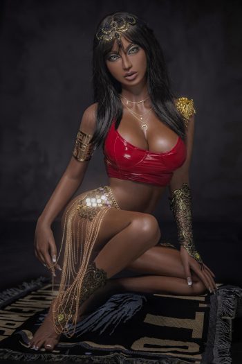Naomi Luxury 148cm - Premium Black Skin Sex Doll with Jelly Breasts | EU Warehouse